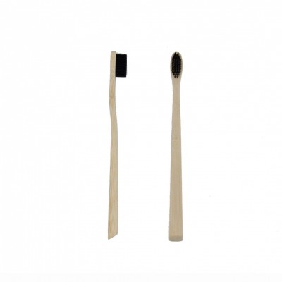 Wholesale 100 % Eco Organic Healthy Charcoal Bamboo Toothbrush with BPA Free Bristles