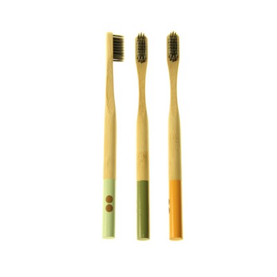 FDA Approved Customized Packing Eco-Friendly Charcoal Bristles OEM Bamboo Toothbrush